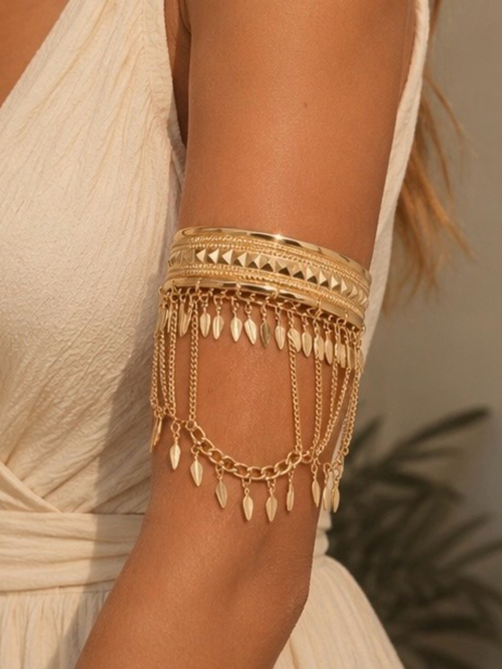 Portofino Luxe Boho Fringe Arm Cuff